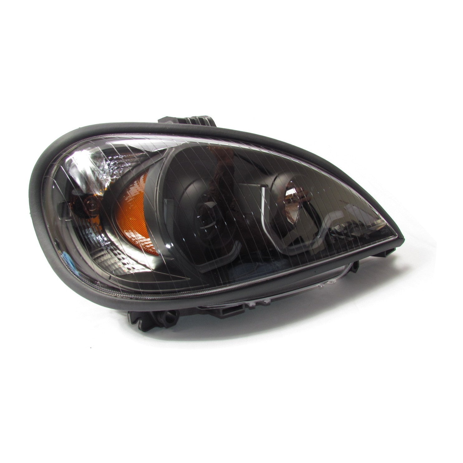 Freightliner Columbia Black Housing Projector Headlights - High Performance LED Headlights for Trucks, Improved Night Visibility & Style Upgrade | Perfect for Long Haul Driving & Off-Road Adventures