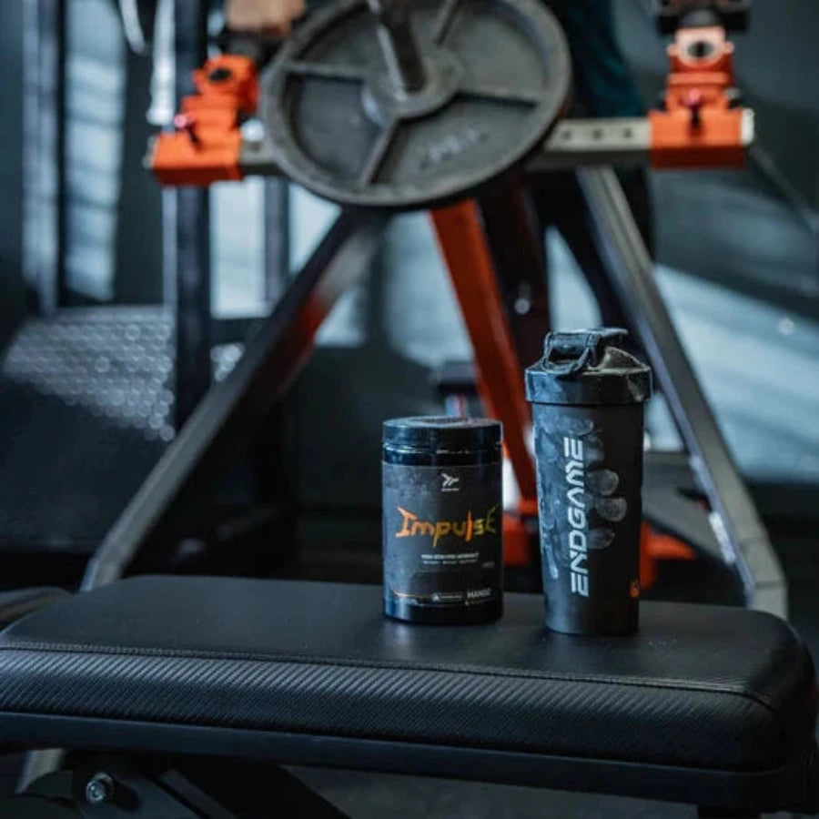 Endgame Impulse Pre Workout Powder 348g - Premium Energy & Focus Booster for Gym, Bodybuilding & Athletic Performance