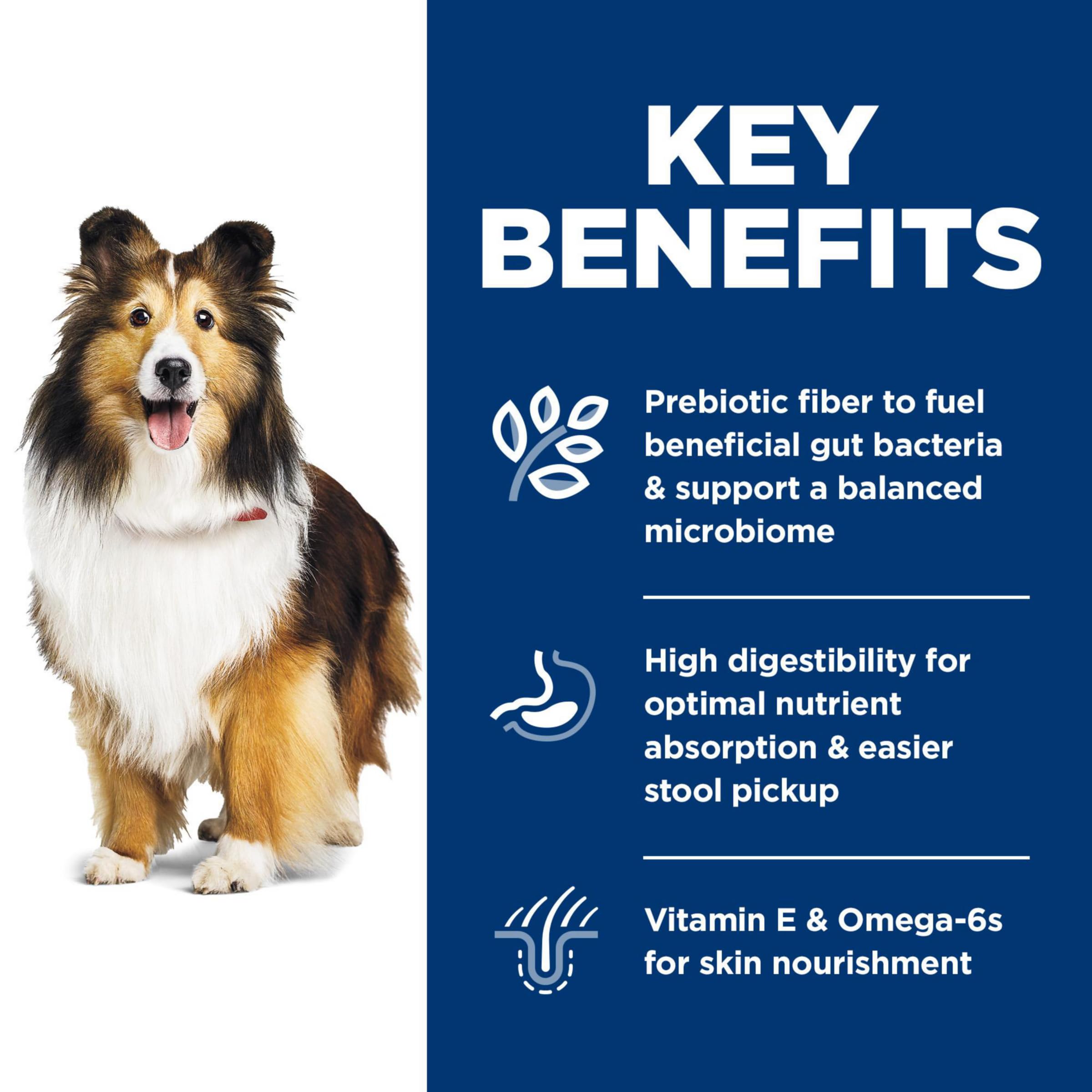 Hill's Science Diet Sensitive Stomach & Skin Dry Dog Food for Adult Dogs 1-6 Years - Chicken Recipe, 30lb Bag - Supports Digestion & Skin Health - Perfect for Dogs with Food Sensitivities or Allergies at Home
