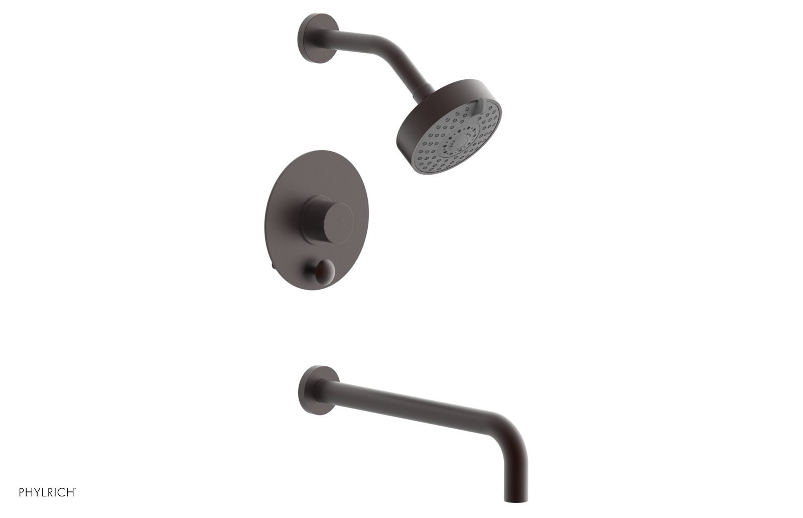 BASIC II 12 Pressure Balance Tub and Shower Faucet Set - 230 27 12 - Perfect for Bathroom Renovation & Modern Home Upgrade