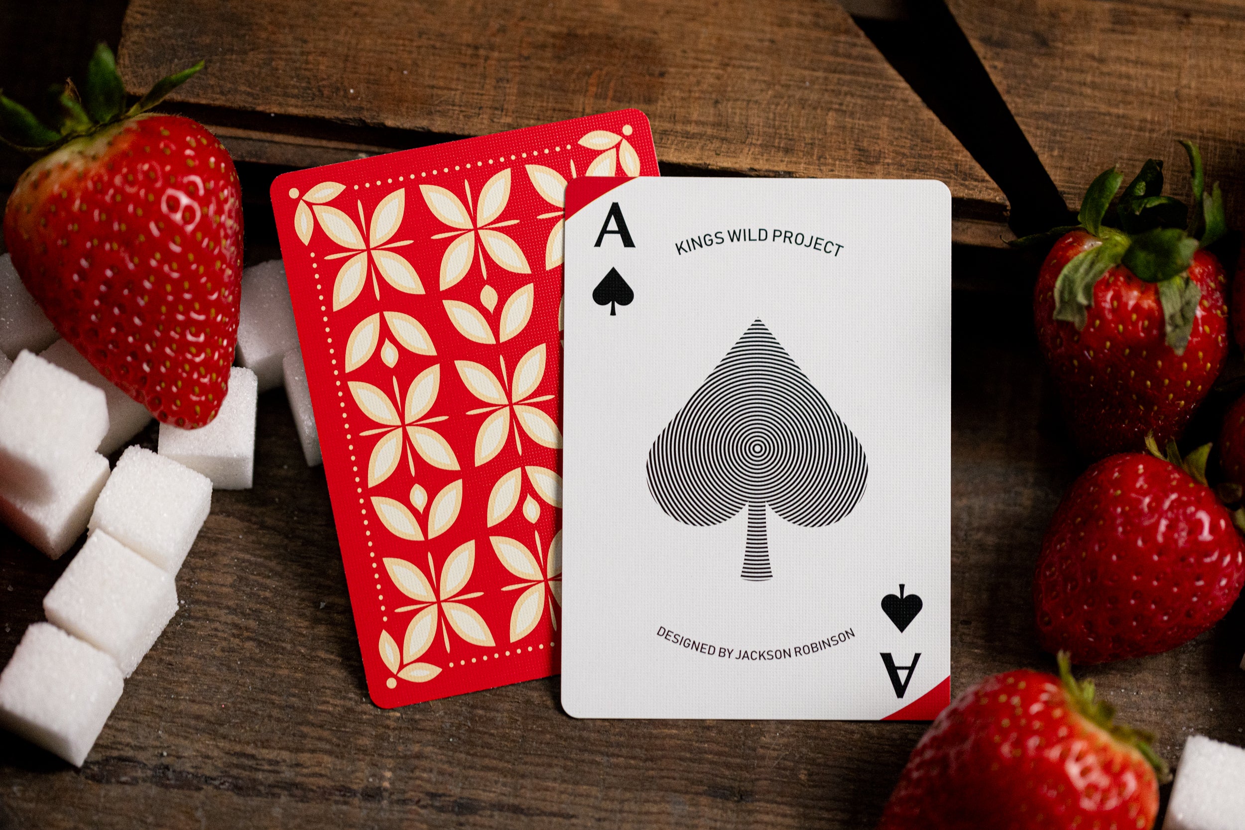 Premium Strawberry Pi Luxury Playing Cards - Elegant Deck for Poker, Magic Tricks & Collectors - Perfect for Game Nights, Gifts & Cardistry