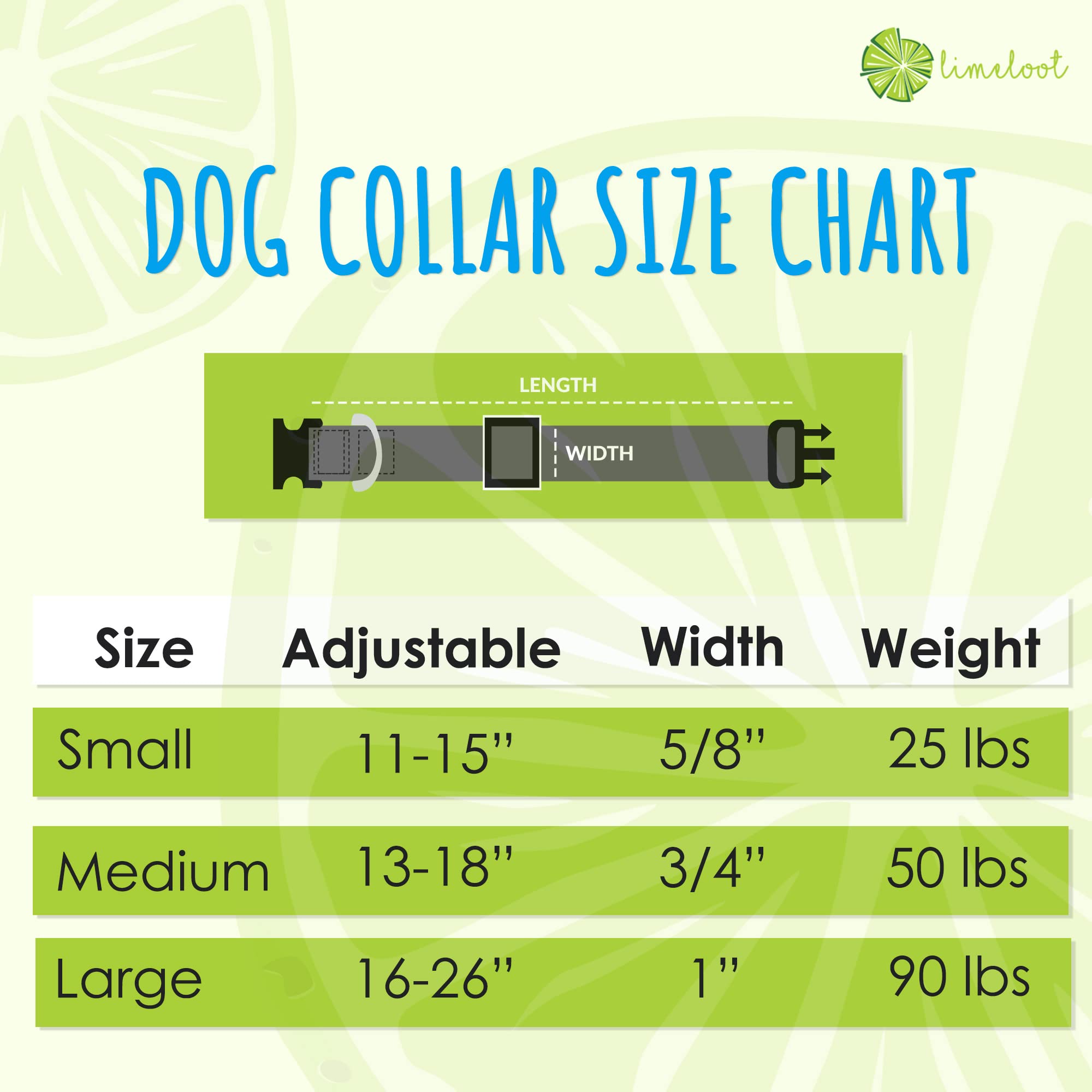 Limeloot Tie Dye Dog Collar for Large Dogs - Adjustable Pet Collar for Small, Medium & Large Breeds - Perfect for Daily Walks, Training & Outdoor Adventures