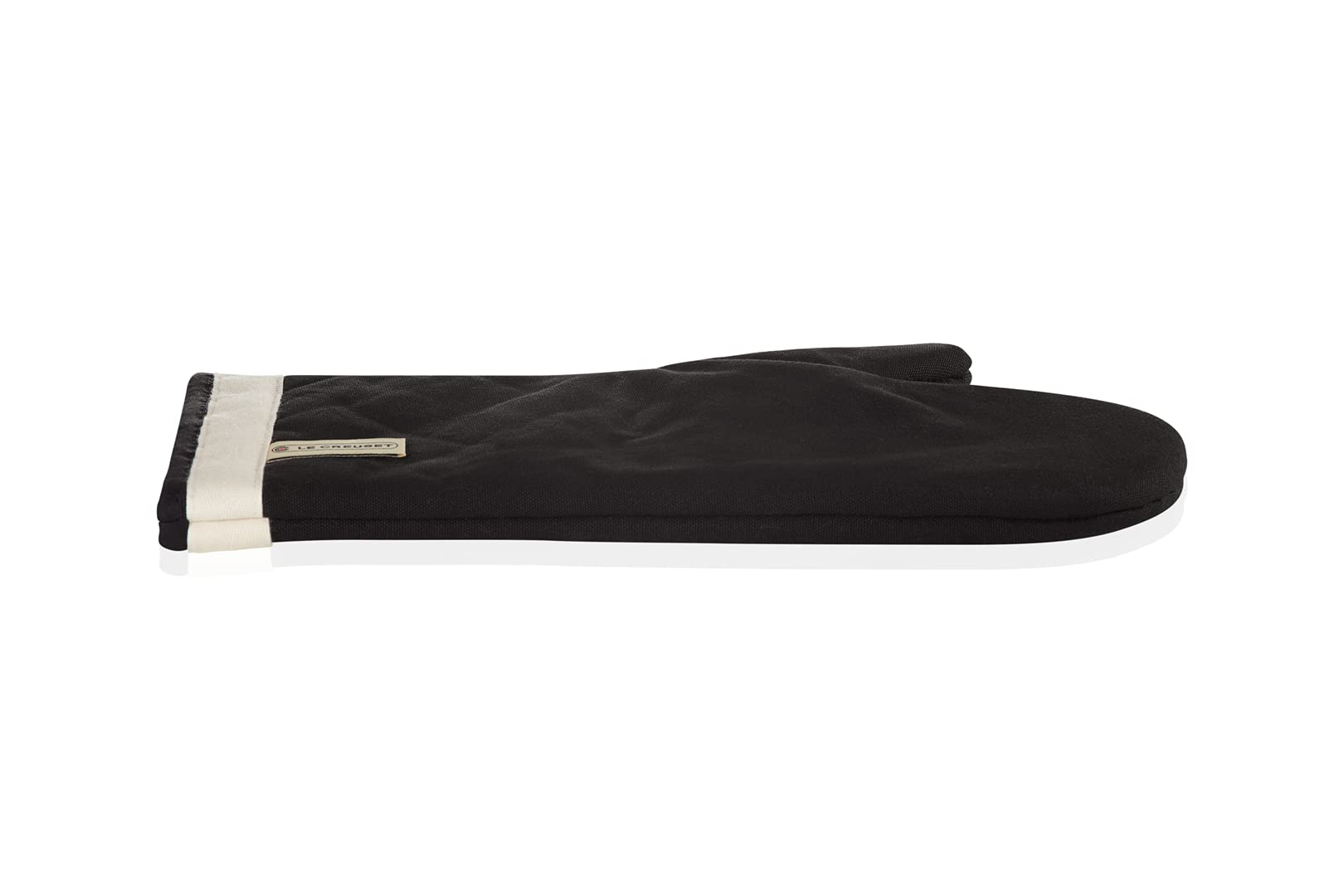 Le Creuset Heat Resistant Oven Mitt - Premium Black Silicone Kitchen Glove for Baking, Grilling & Cooking - Perfect for Hot Pans, Pots & Baking Trays