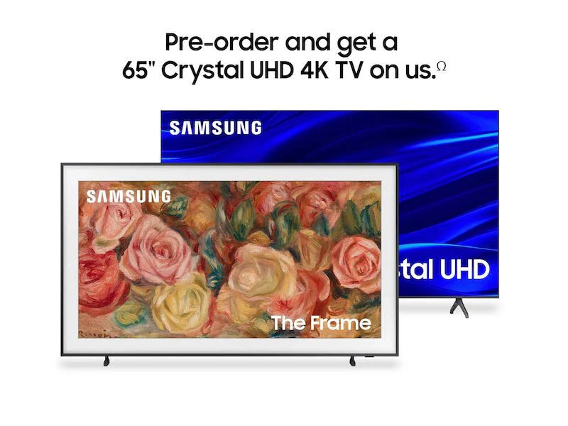 Samsung The Frame QLED 4K Smart TV - 55 Inch LS03D Series with Art Mode & Customizable Bezels - Perfect for Living Room Decor & Home Theater Setup