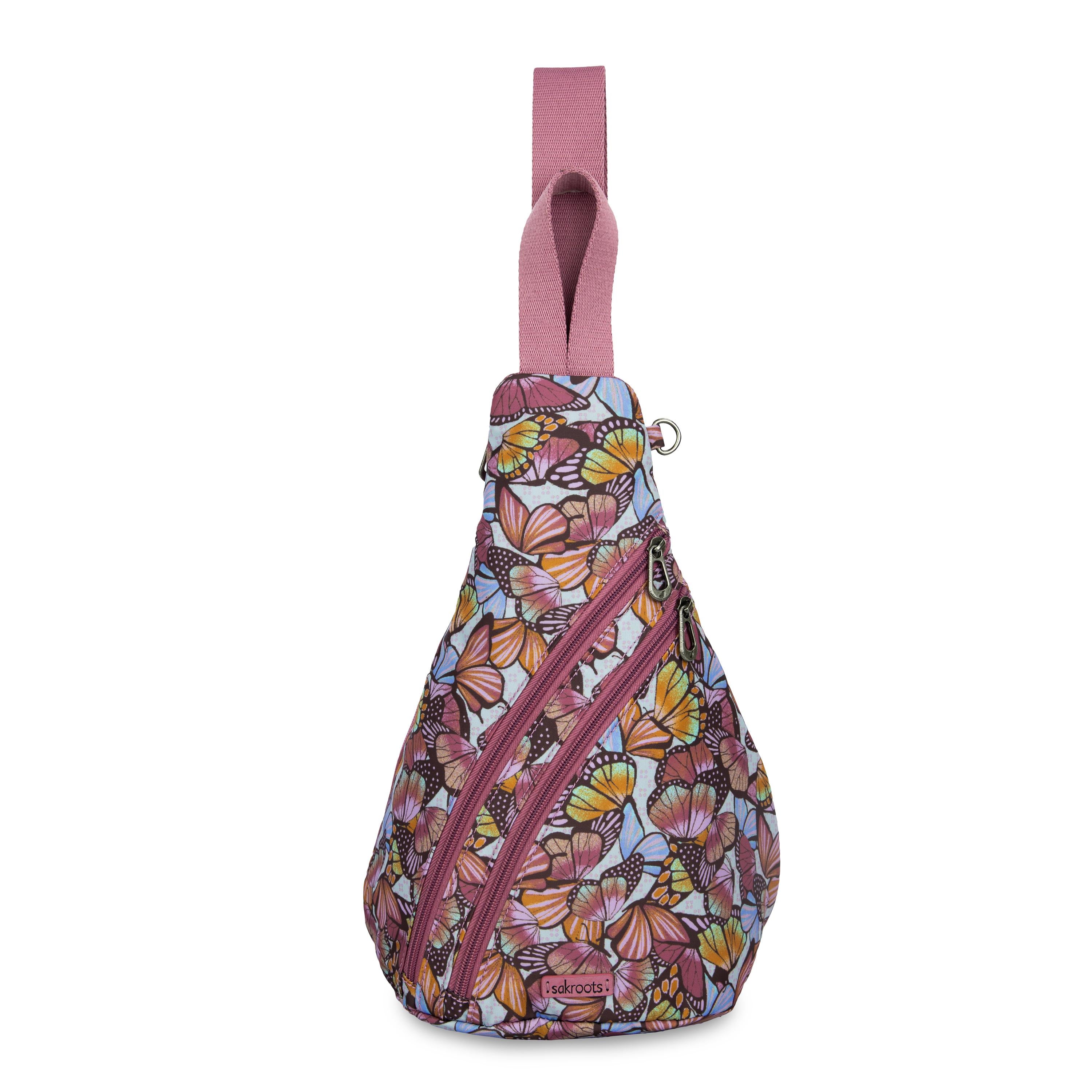On The Go Sling Backpack - Lightweight Crossbody Travel Bag for Men & Women - Perfect for Hiking, Commuting & Everyday Use