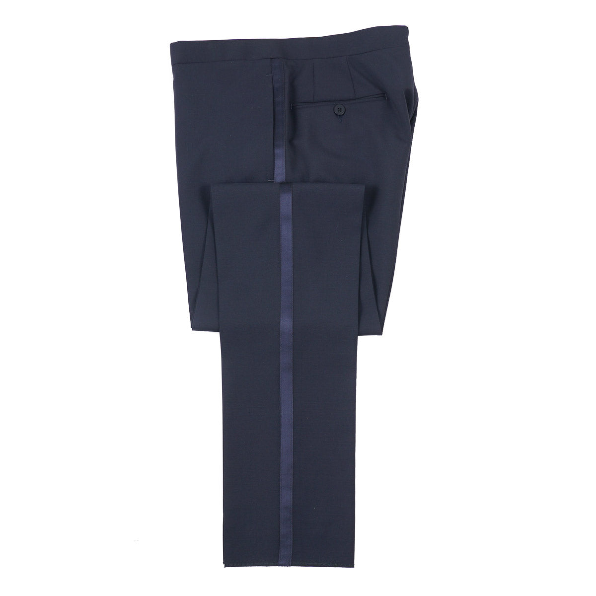 Premium Sartorio Midnight Blue Peak Lapel Tuxedo Suit for Men - Perfect for Weddings, Galas & Formal Events