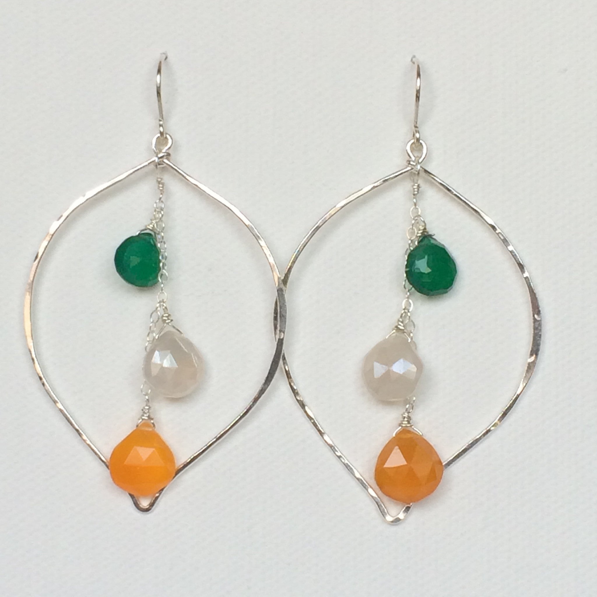 Yuri Elegant Dangle Earrings (E182) - Perfect for Parties, Weddings & Special Occasions