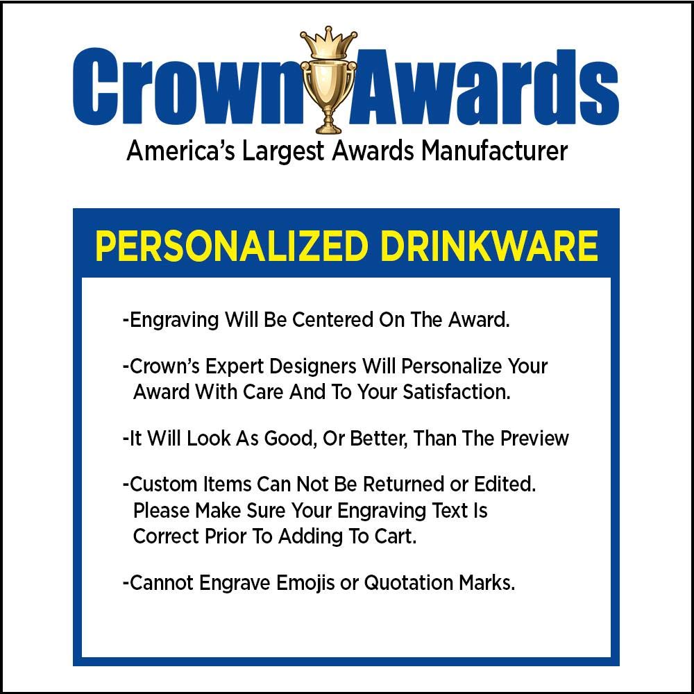 Personalized 20 oz Royal Blue Stainless Steel Tumbler Mug - Custom Engraved Vacuum Insulated Cup with Clear Lid for Hot & Cold Drinks - Perfect for Office Gifts, Employee Recognition & Everyday Use