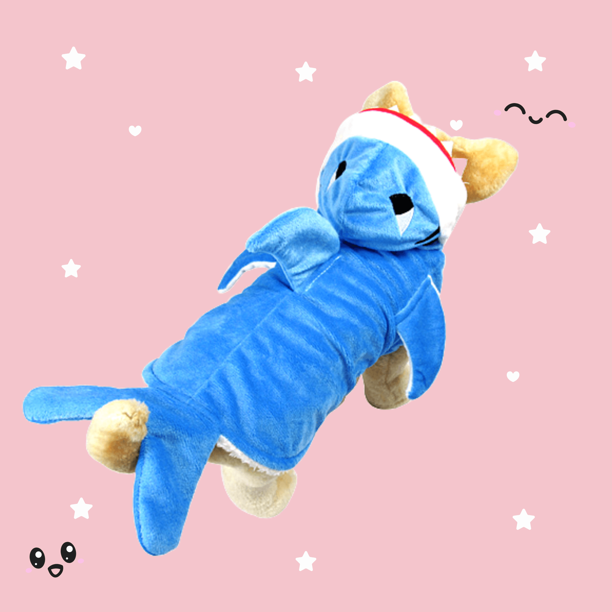 Soft & Warm Shark Costume for Dogs & Cats - Perfect for Halloween, Christmas & Pet Parties