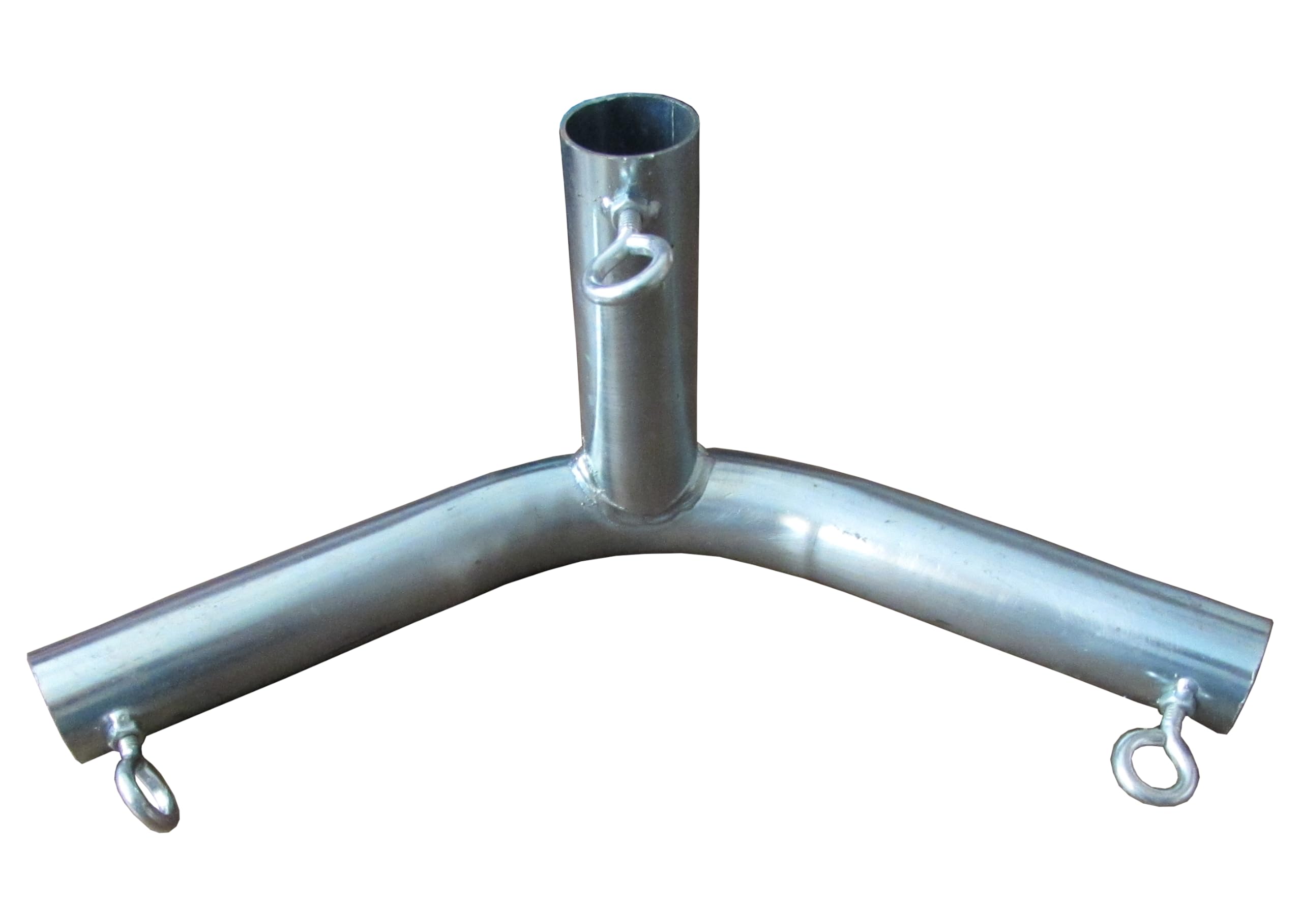 3-Way Canopy Frame Fittings 1-3/8'' Inside High Peak 120 Degree with Eyebolts - Set of 4 for Event Tents, Outdoor Shelters & Market Stalls