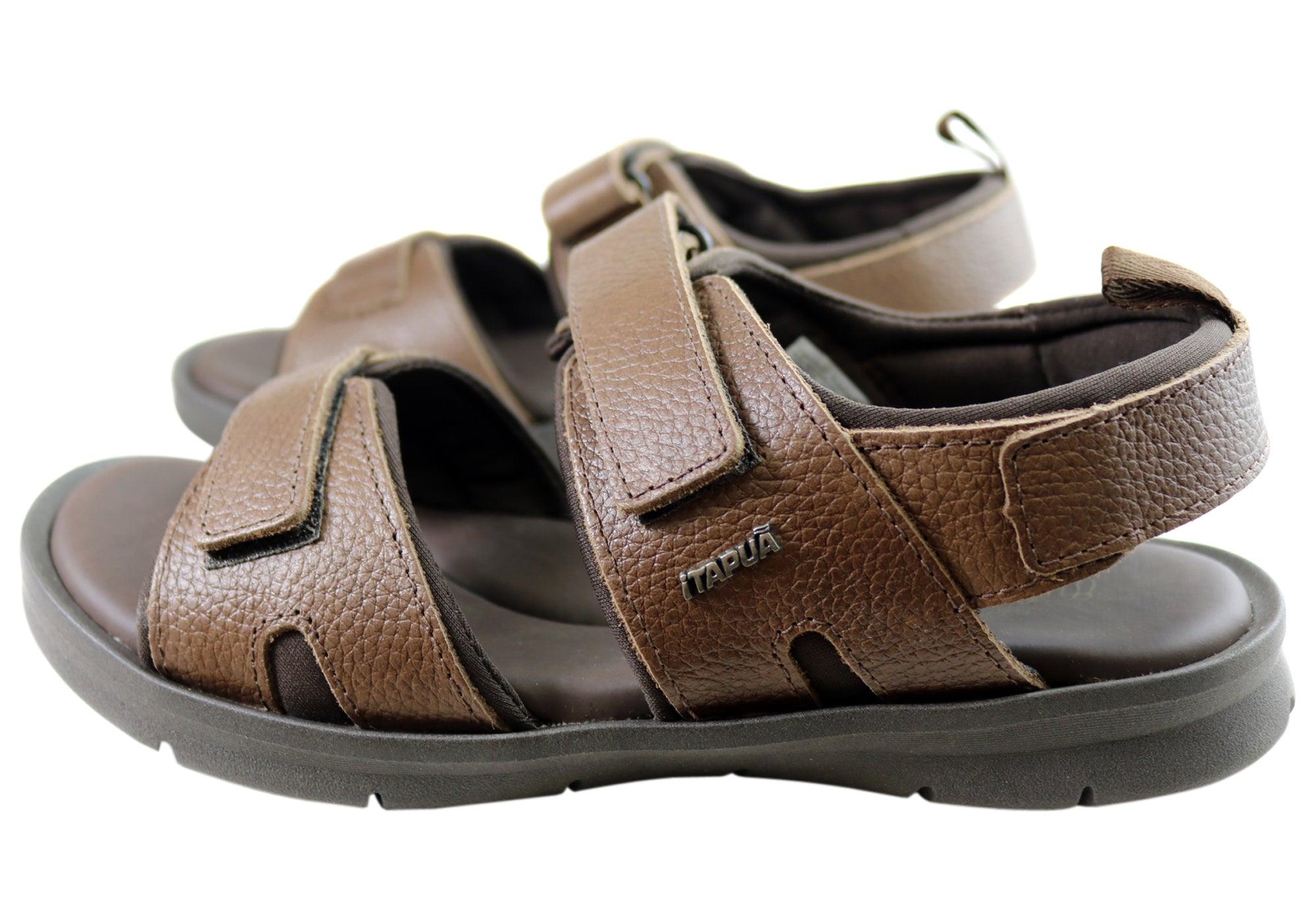 Premium Itapua Bob Men's Leather Sandals - Handmade in Brazil - Comfortable & Durable for Beach, Travel & Casual Wear
