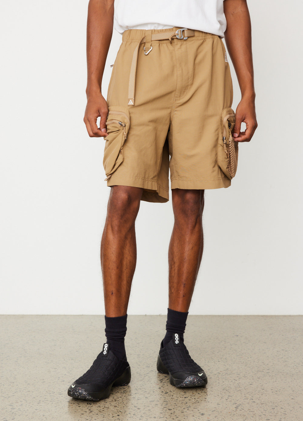 ACG Snowgrass Cargo Shorts for Men - Water-Resistant Hiking & Outdoor Adventure Shorts - Perfect for Camping, Fishing and Summer Travel