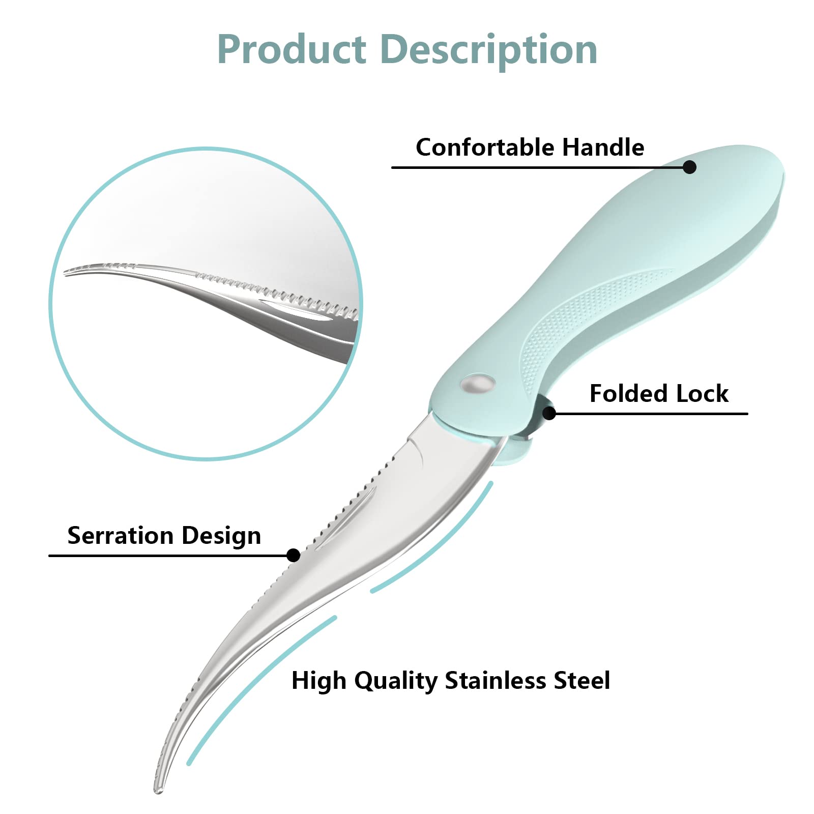 Premium Shrimp Deveining Tool with Sharp Stainless Steel Blade & Non-Slip Handle - Kitchen Essential for Easy Shrimp Peeling and Cleaning | Perfect for Home Cooking, Seafood Prep, and Restaurant Use