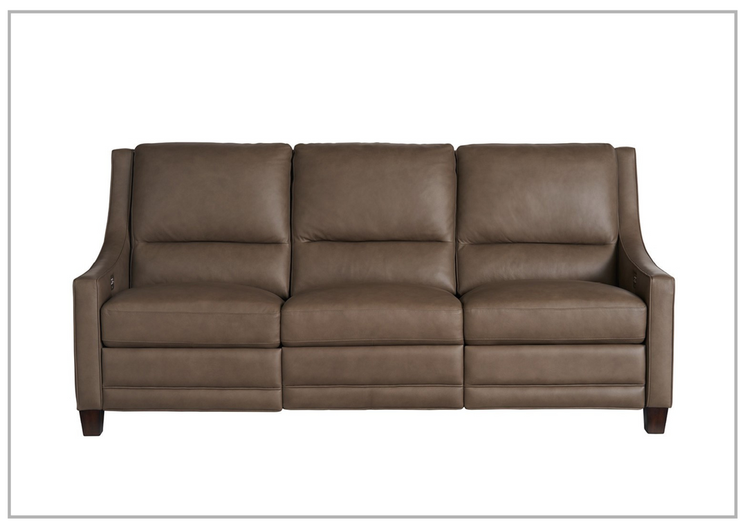 Kelce 3-Seater Power Reclining Sofa - Universal Furniture in Gray & Beige | Living Room Comfort for Movie Nights & Family Gatherings