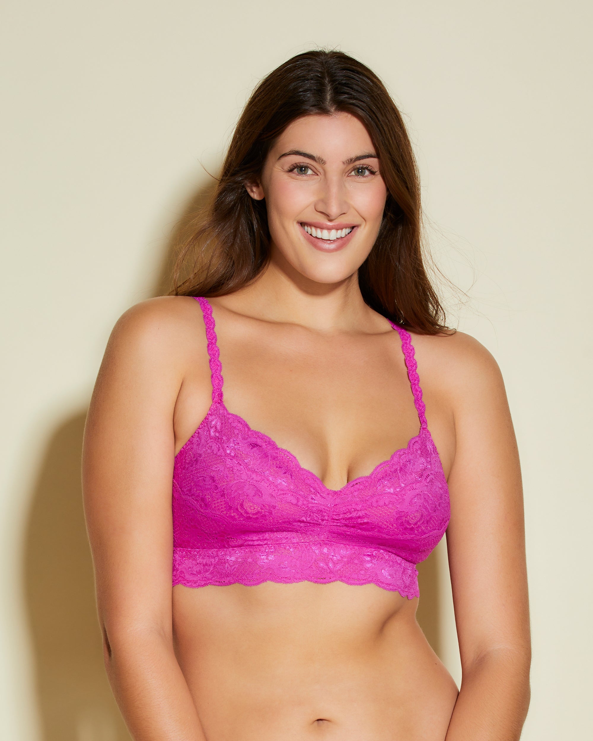 Beauty Sweetie Comfortable Lace Bralette for Women - Soft Wireless Bra for Everyday Wear, Yoga, and Lounge