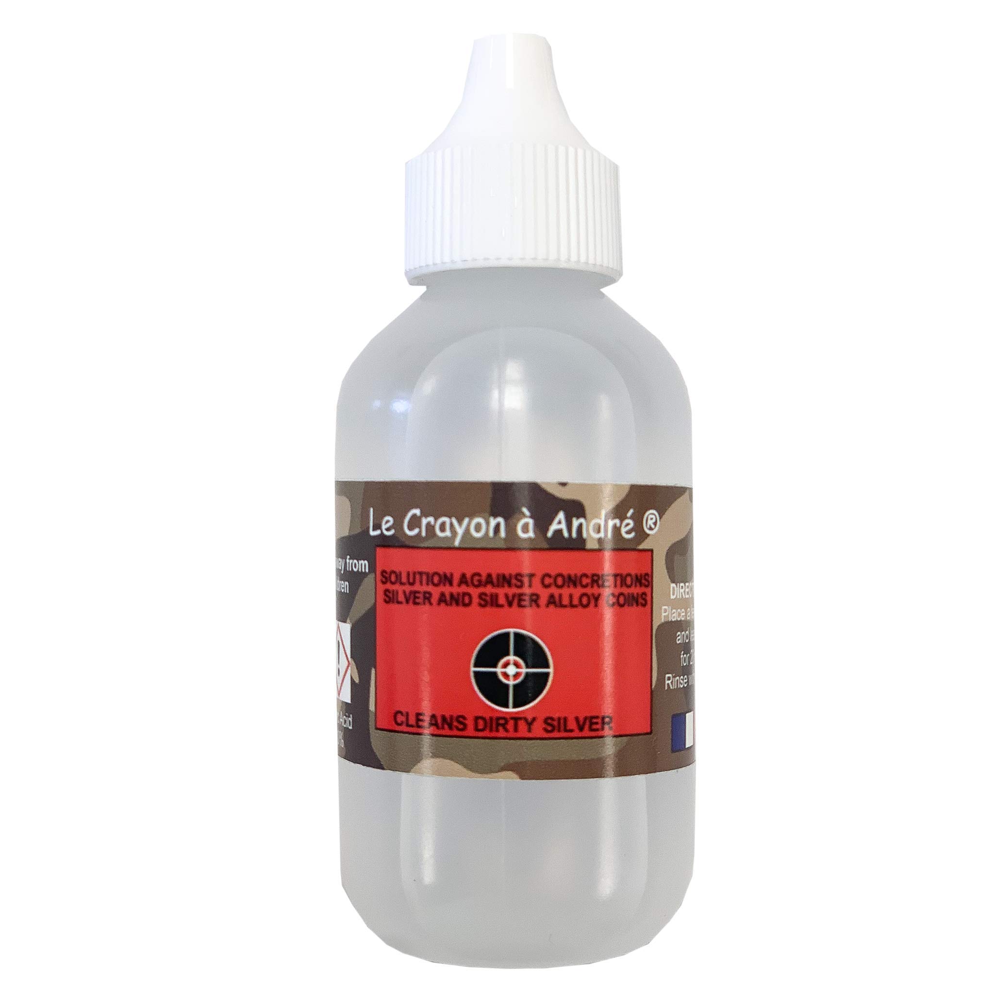 Premium Silver Cleaner & Polish - 2 oz Bottle for Jewelry, Flatware & Antiques | Fast Tarnish Removal & Shine Restoration | Perfect for Home Cleaning & Silverware Care