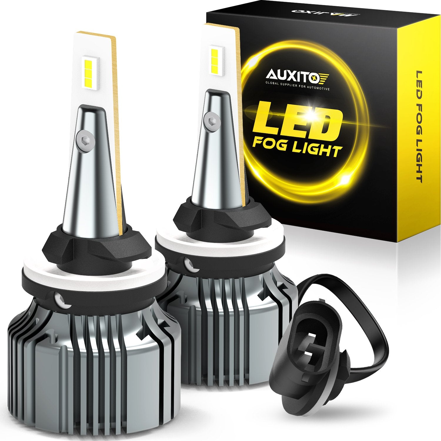 881 LED Bulb - 6000 Lumen 6500K Xenon White Super Bright LED Fog Light Bulbs for Cars, Trucks, SUVs - Perfect for Night Driving, Off-Roading & Foggy Conditions