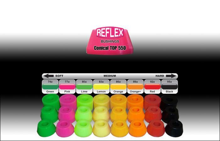 ABEC 11 Reflex Conical Bushing - High Precision Skateboard Bearings for Smooth Riding - Perfect for Longboards, Cruisers & Skateboards