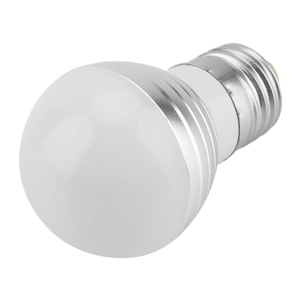 3W E27 RGBW LED Light Bulb - 16 Color Changing Smart Bulb with Remote Control for Home Lighting, Parties & Mood Lighting