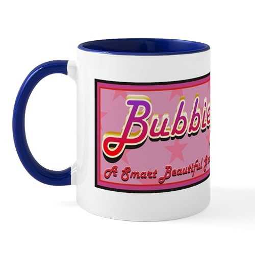 White/Navy Inside - Bubbielicious Mugs