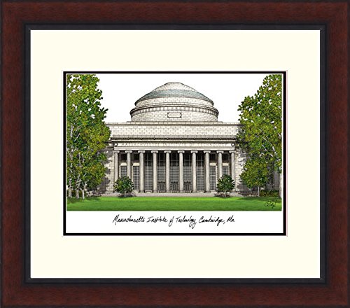 MIT Legacy Alumnus Framed Lithographic Print - Campus Images MA991LR | Premium College Decor for Dorms, Offices & Alumni Gifts