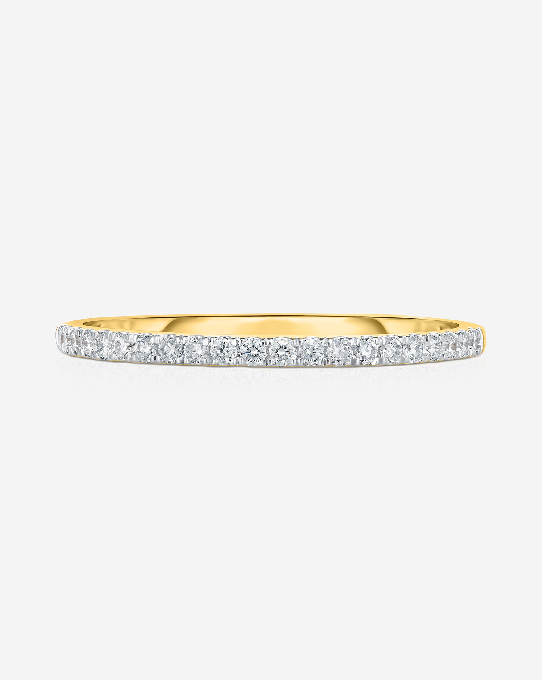 1.3mm Perfect Pavé Diamond Ring - Elegant Wedding Band, Engagement Ring for Women - Ideal for Proposals, Anniversaries & Special Occasions
