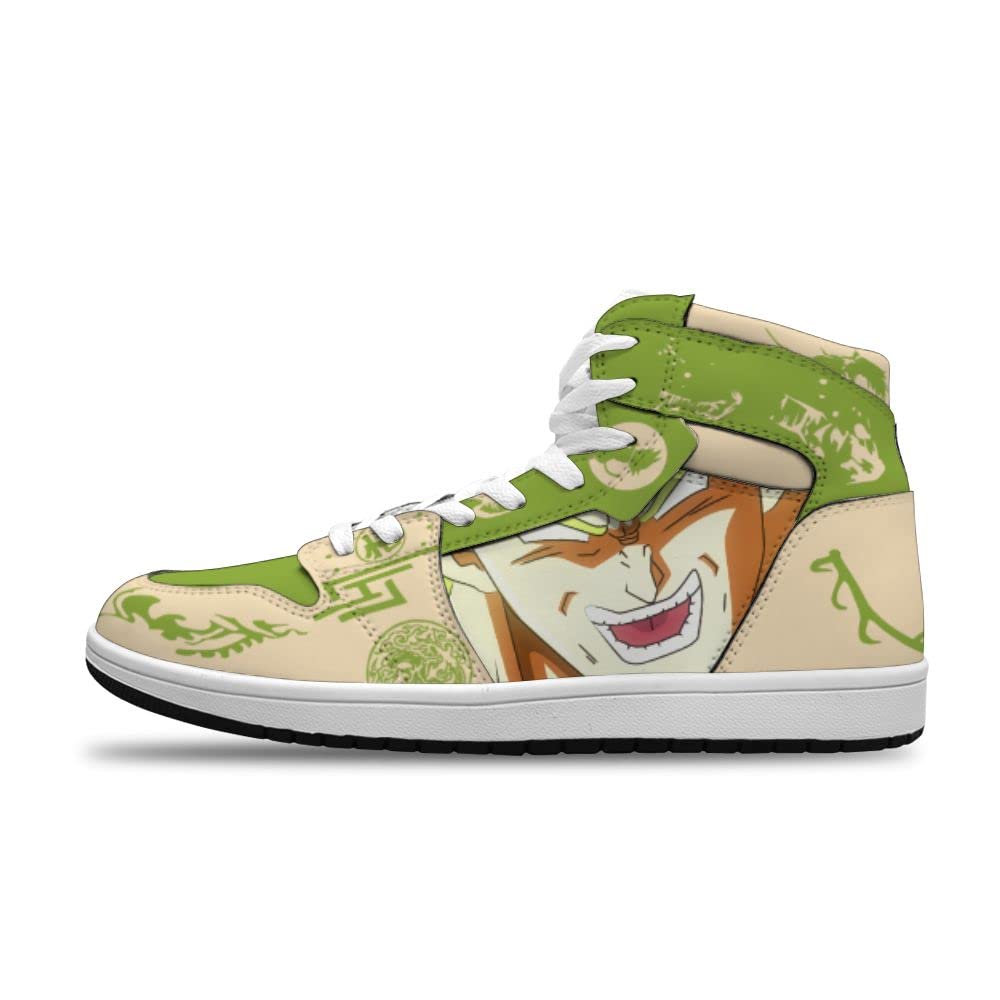 NINGDHUAIX Custom Anime Basketball Shoes for Men & Women - Lightweight Sports Sneakers with Cool Saiyan Design - Perfect for Casual Wear, Gym, and Street Fashion