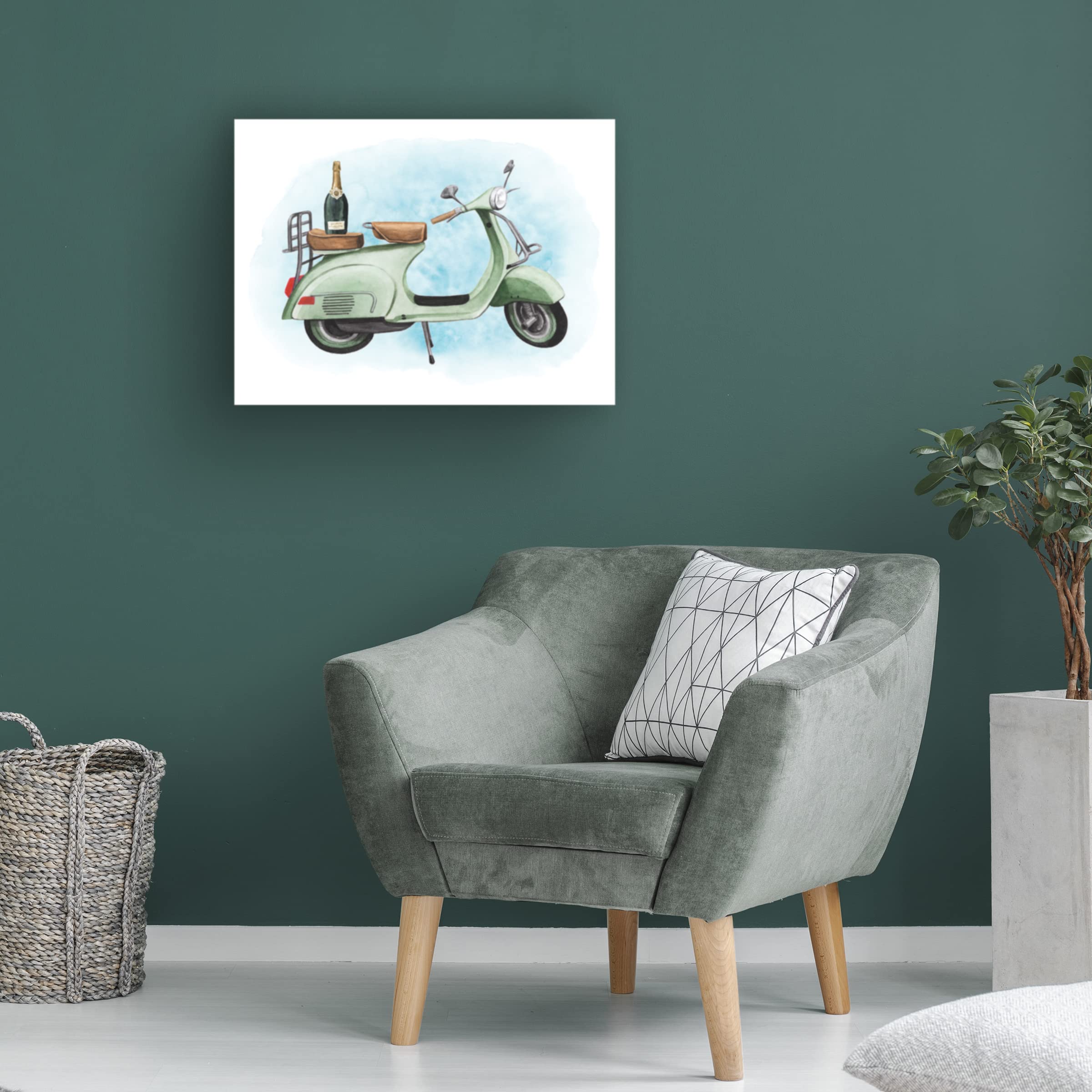 Grace Popp 'Venice Voyage I' Canvas Wall Art Print - Italian Landscape Painting for Living Room, Bedroom & Office Decor