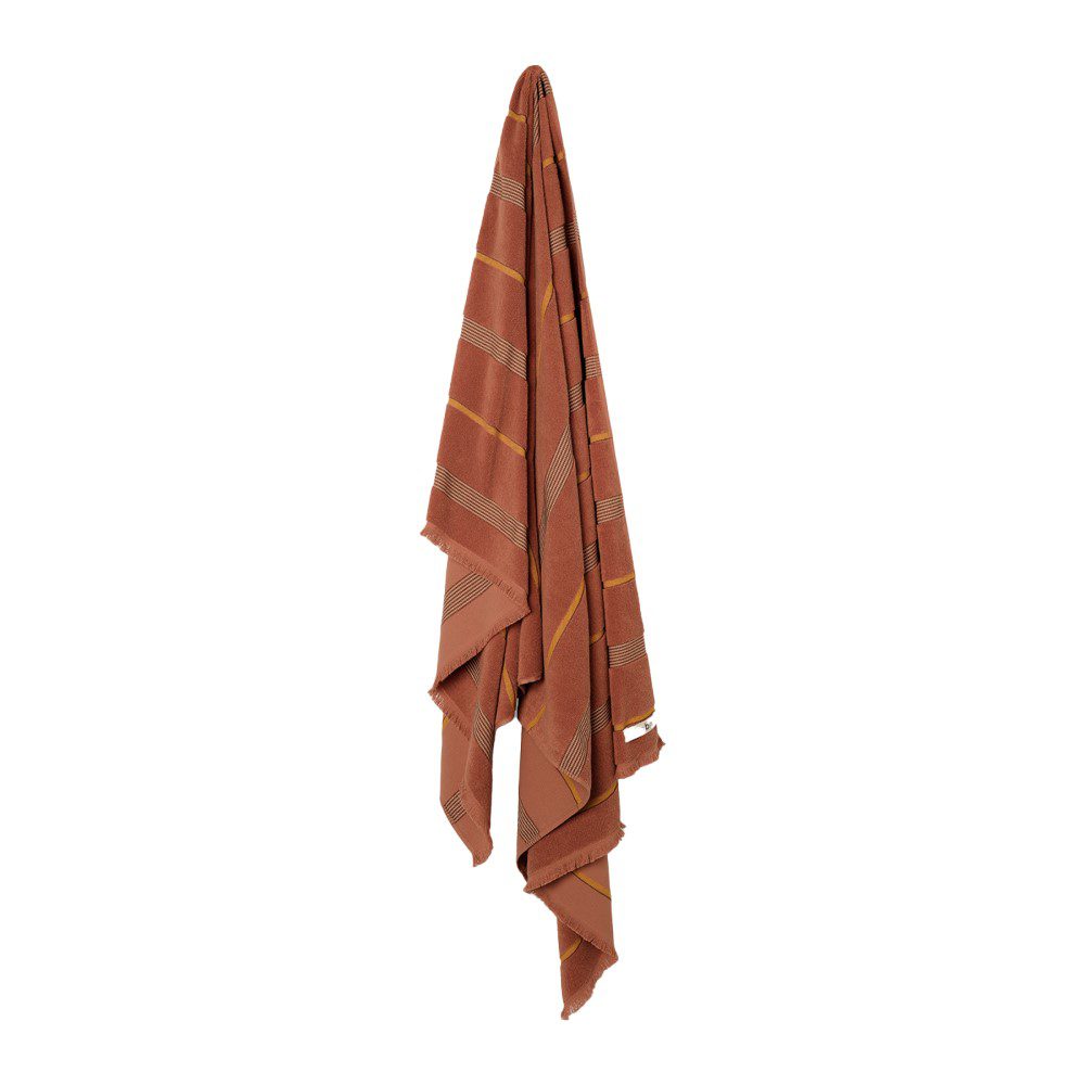 KOBN Premium Beach & Bath Towel - Soft, Absorbent, Quick-Drying - Perfect for Pool, Beach, Gym & Spa | Tamarillo Color