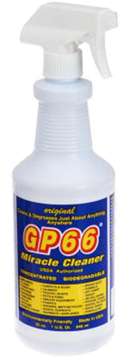 GP66 Green Miracle Cleaner - All-Purpose Concentrated Cleaner (12 or 32 oz Bottles) | Oven, Concrete, Laundry, Grout Cleaner | Eco-Friendly Multi-Surface Cleaner for Home, Kitchen, Bathroom & Outdoor Use