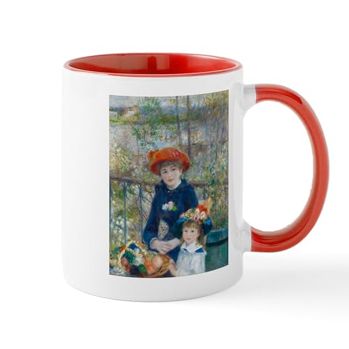White/Red Inside - Two Sisters Mugs