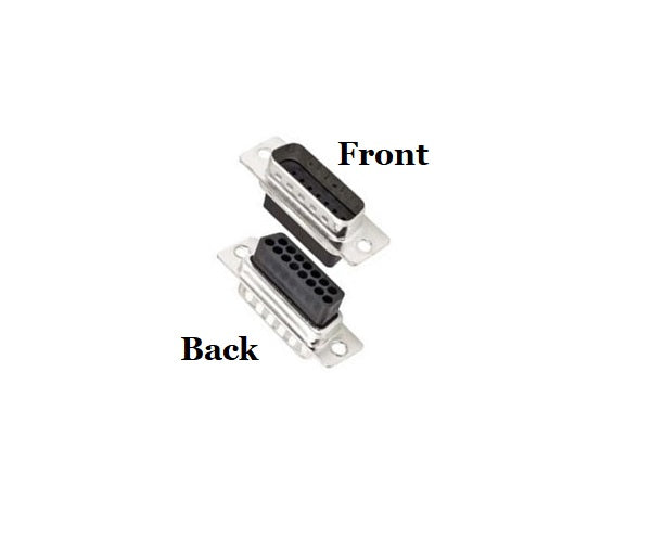 DB15 Male Crimp Type Shielded Metal Elbow Hood - Durable Connector for Industrial Automation & Audio/Video Equipment