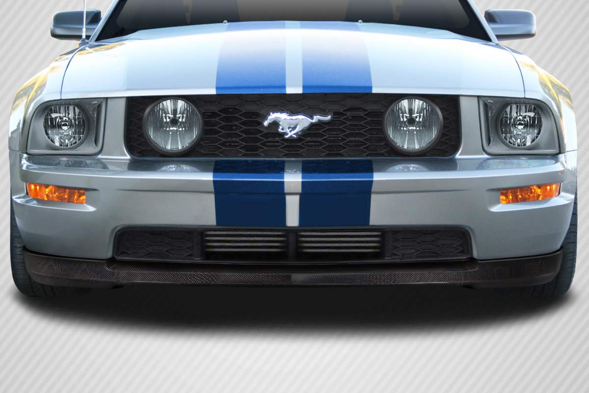 Carbon Creations MPX Front Lip Under Spoiler for 2005-2009 Ford Mustang - 1 Piece Polyurethane Body Kit - Aggressive Styling Upgrade for Street & Track Performance