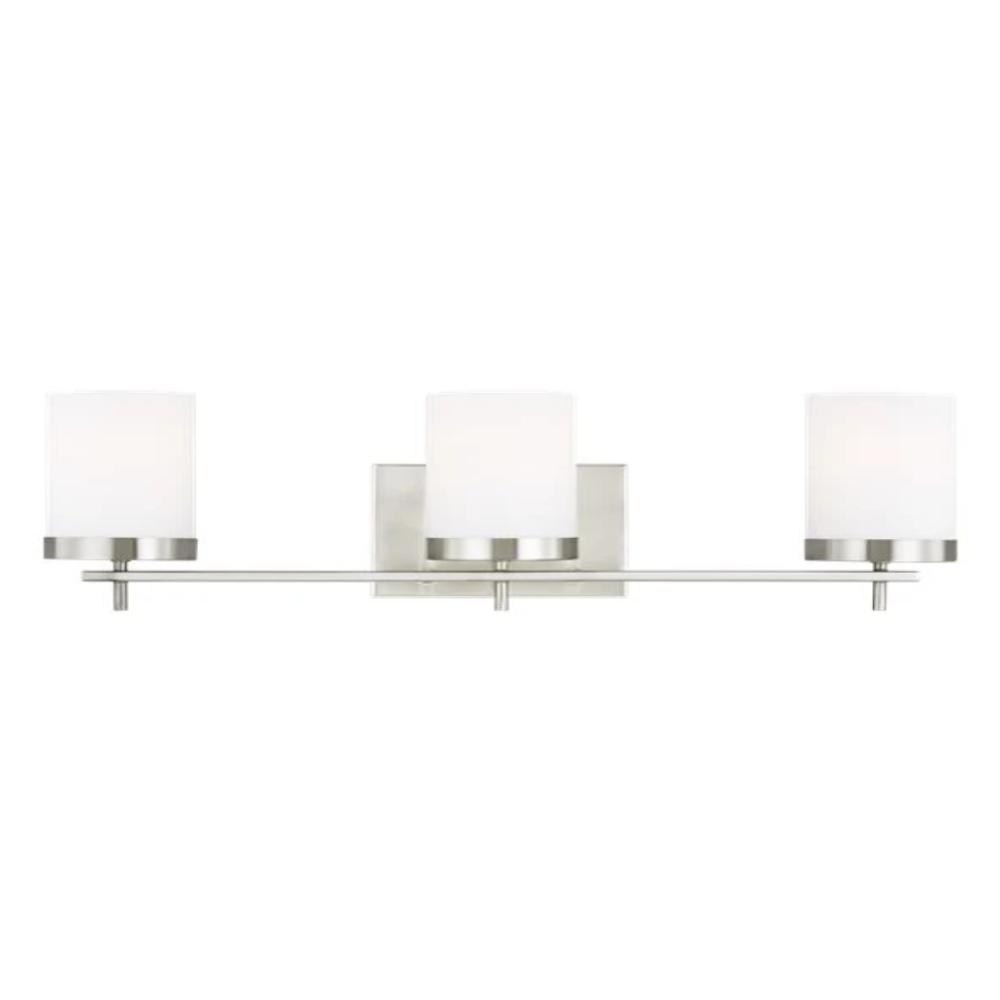 Huntington 3-Light Bathroom Vanity Light Fixture - Modern LED Vanity Lighting for Bathroom, Dressing Room & Makeup Area