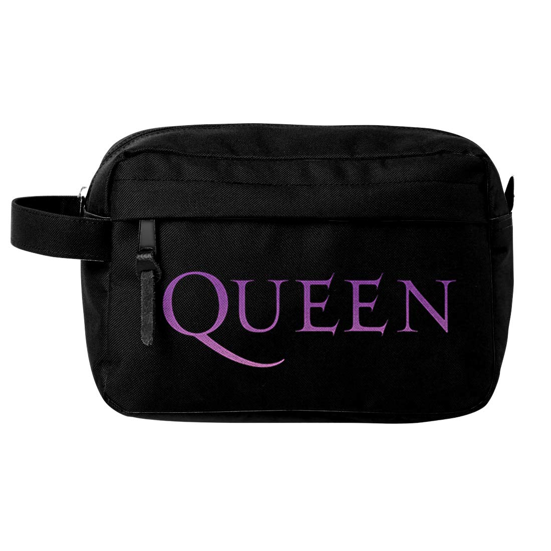 Official Queen Wash Bag with Classic Crest Band Logo - Black | Perfect for Laundry, Travel & Gym Organization