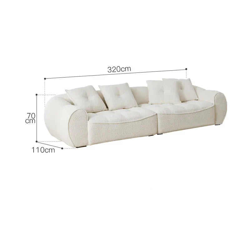 Classic Minimalist Sofa Set - Modern Living Room Furniture for Small Spaces, Apartments & Cozy Homes | Perfect for Relaxing, Entertaining & Stylish Decor