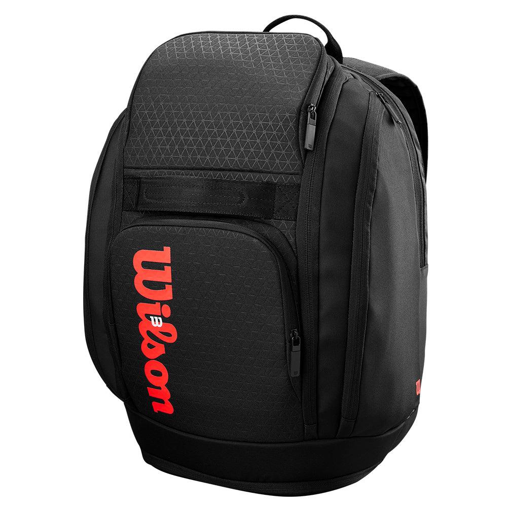 Clash V3 Tennis Backpack - Black & Infrared | Durable Sports Bag for Tennis Players | Perfect for Tournaments, Training & Gym Use