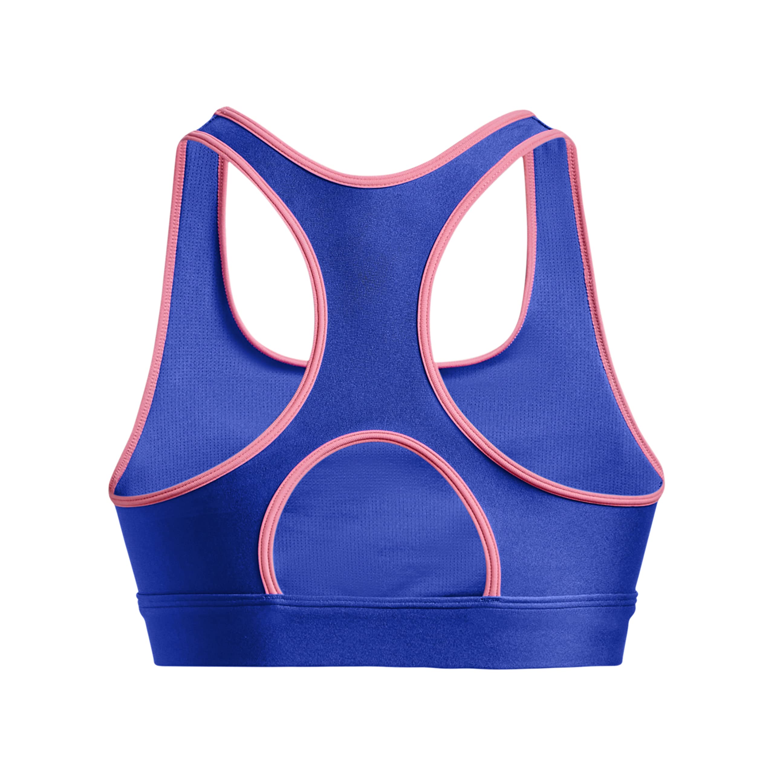 Under Armour Women's HeatGear Mid Padless Sports Bra - Moisture-Wicking Workout Top for Running, Yoga & Gym Training
