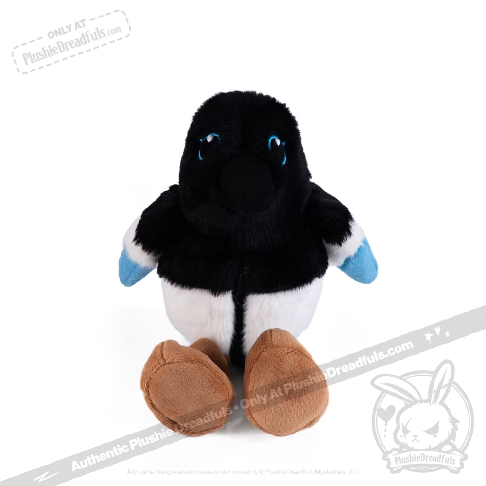 Plushie Dreadfuls Rocky Mountain Magpie Stuffed Animal - Soft Cute Plush Toy for Kids, Collectors & Home Decor | Perfect Gift for Bird Lovers & Nursery Decor