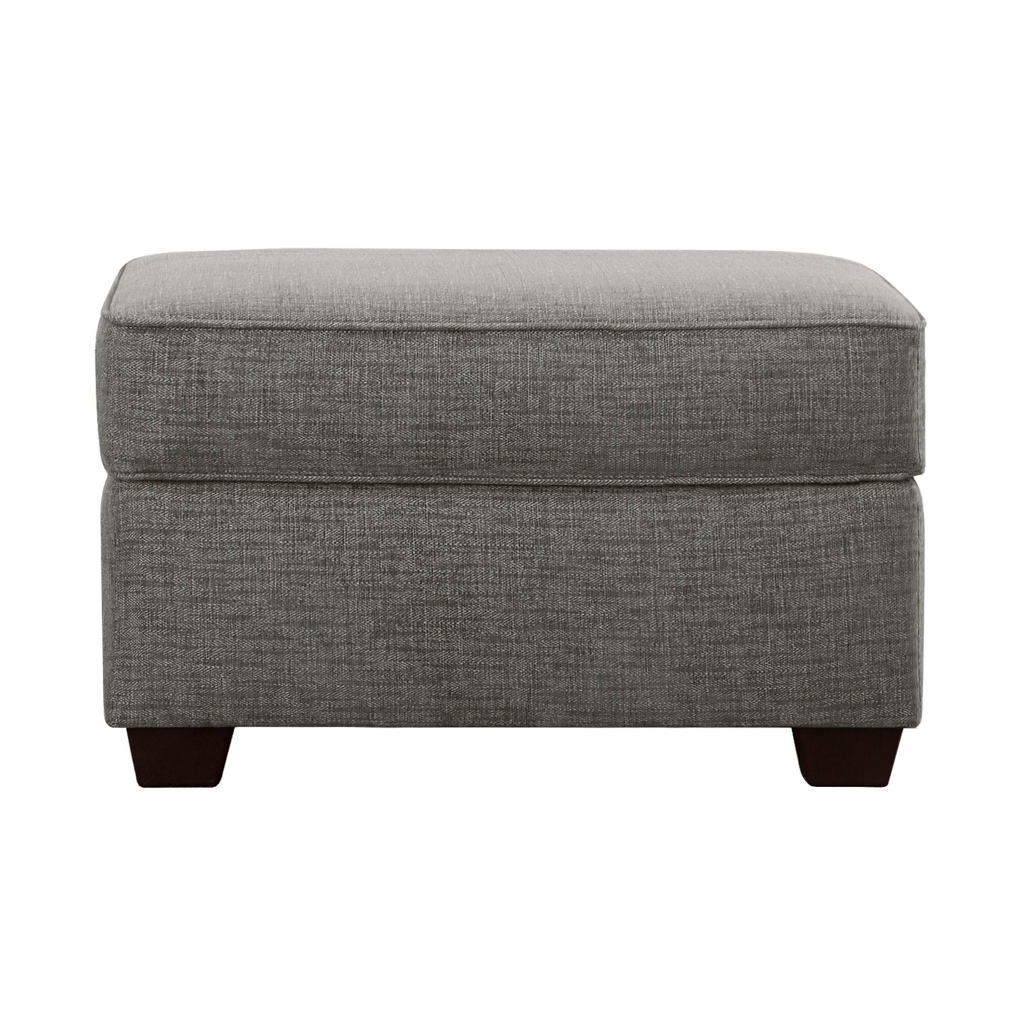 Connections Roll Ottoman - Stylish and Functional Storage Ottoman with Wheels for Living Room, Bedroom, or Office - Perfect for Extra Seating, Footrest, and Home Organization