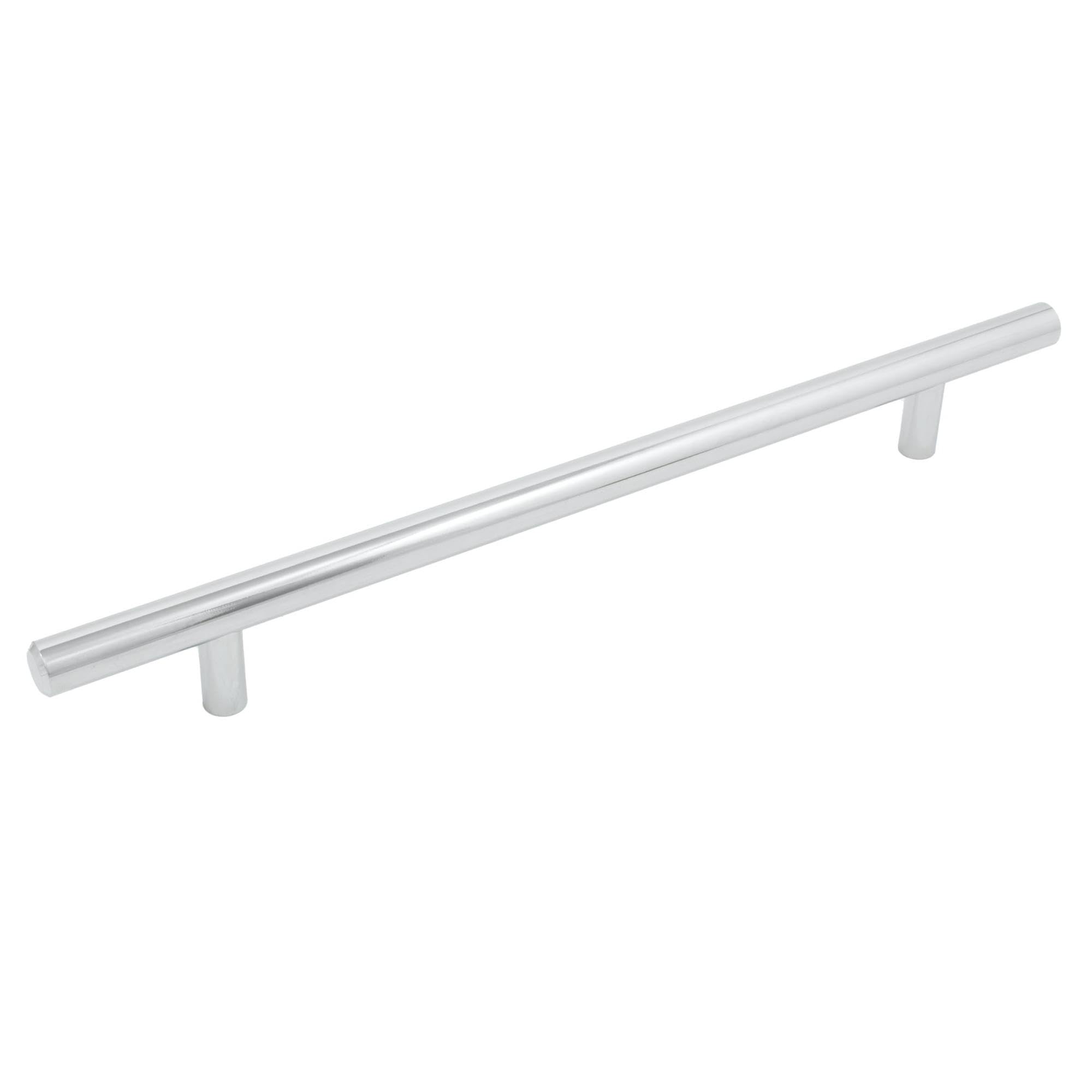 Stone Harbor Hardware Bar Cabinet Pull - 192mm Center to Center, 272mm Overall Length, Polished Chrome Finish - Perfect for Kitchen Cabinets, Bathroom Vanities & Furniture Drawers