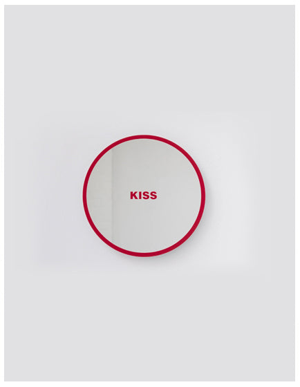 Barbara Kruger Kiss Art Print - Bold Pop Art Poster for Home & Office Decor - Perfect for Living Room, Bedroom, or Studio Wall Art