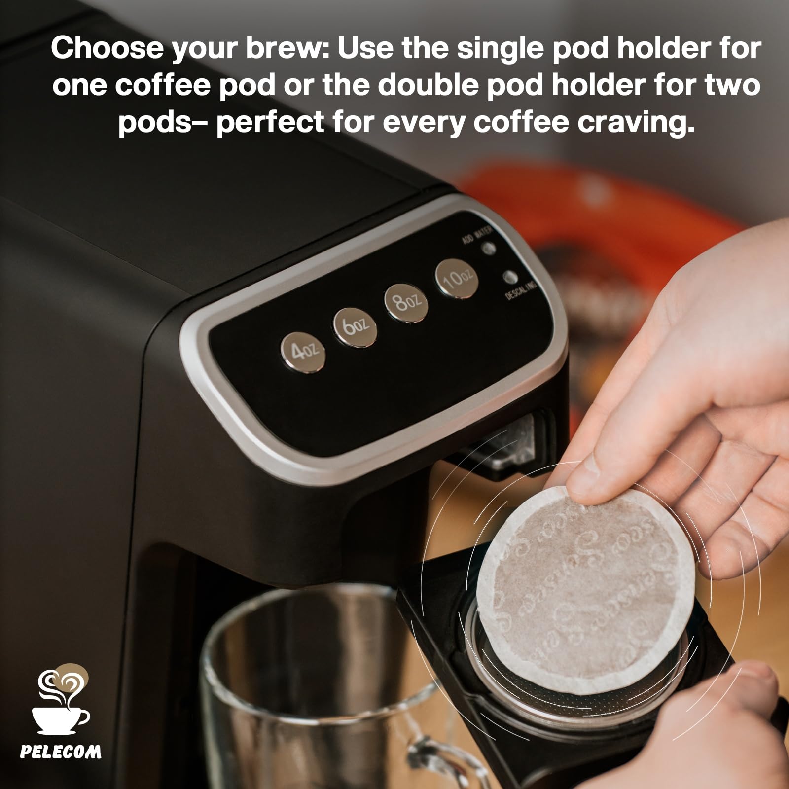 Senseo Extra Strong Dark Roast Coffee Pods, 48 Count (Pack of 10) - Single Serve Coffee Pods Compatible with Senseo Coffee Machines - Eco-Friendly Compostable Pods for Hot, Iced & Cold Brew Coffee - Perfect for Home, Office or Travel Use