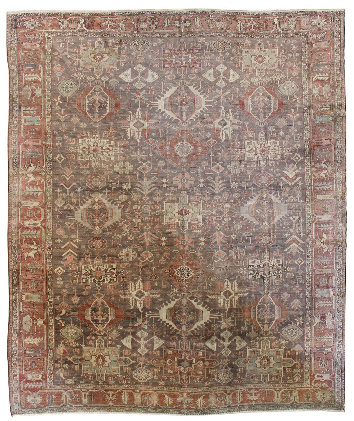 Antique Karaja Handwoven Traditional Rug JF6825 - Authentic Vintage Persian Carpet for Living Room, Bedroom & Home Decor