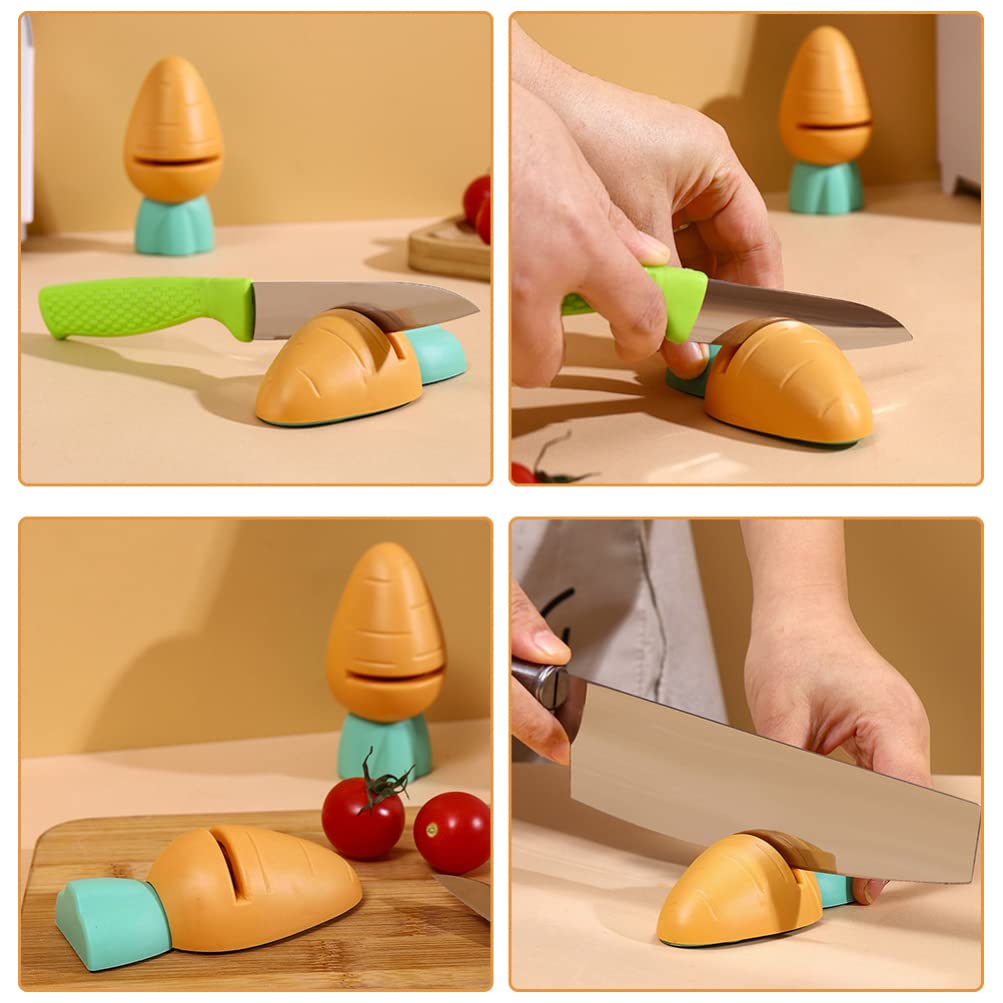 4-Piece Whetstone Set - Professional Knife Sharpening Stones for Kitchen Knives, Scissors & Tools - Dual Grit Sharpener for Home & Restaurant Use