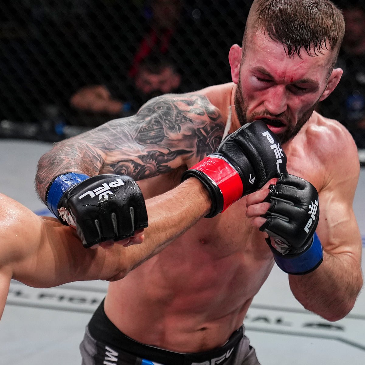 PFL Official MMA Fight Gloves - Premium Training & Competition Gloves for MMA, UFC, Muay Thai - Ideal for Sparring, Bag Work & Cage Fighting