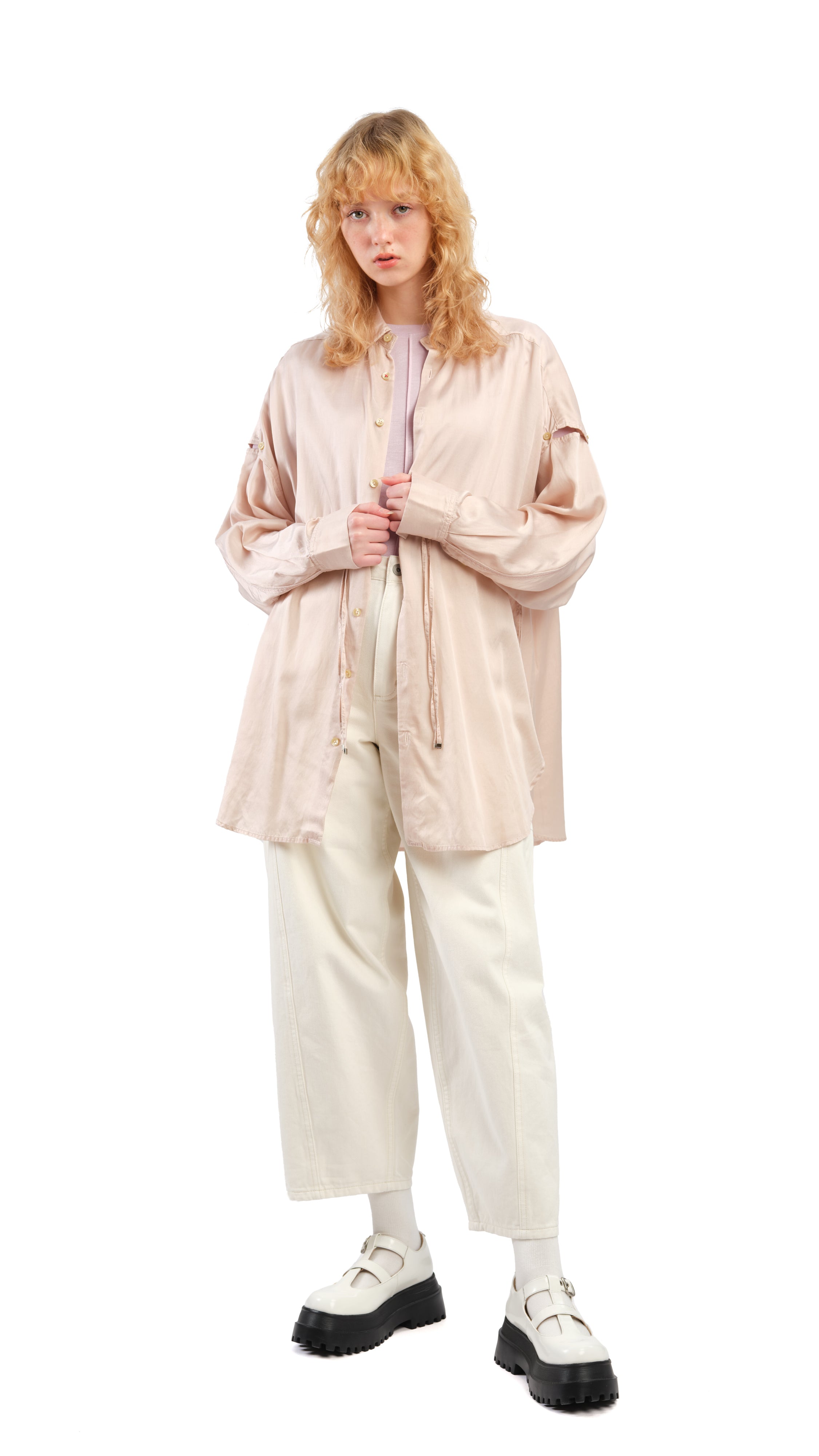 Kurashikizome Oversized Blouse for Women - Japanese Style Loose Fit Casual Shirt - Perfect for Work, Date Night & Everyday Wear