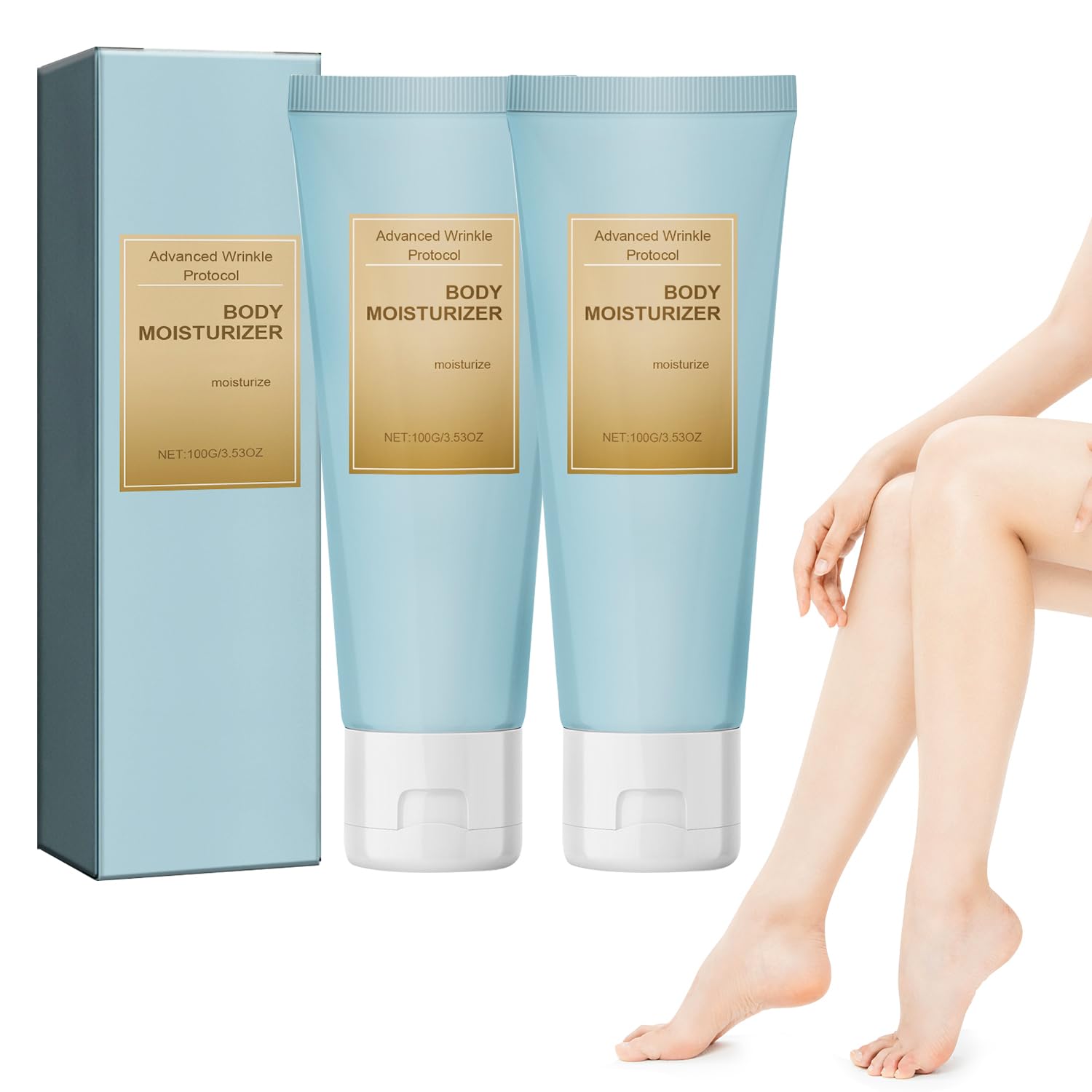 **Patented Anti-Aging Body Butter for Women – Deep Moisturizing Cream for Firm & Smooth Skin – 2 Pack – Perfect for Dry Skin Care & Nighttime Hydration**