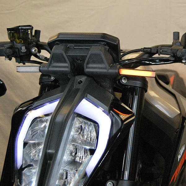 KTM 790/890 Duke LED Front Turn Signals - Compatible with 2018-2024 Models - High Visibility Motorcycle Indicators for Day & Night Riding