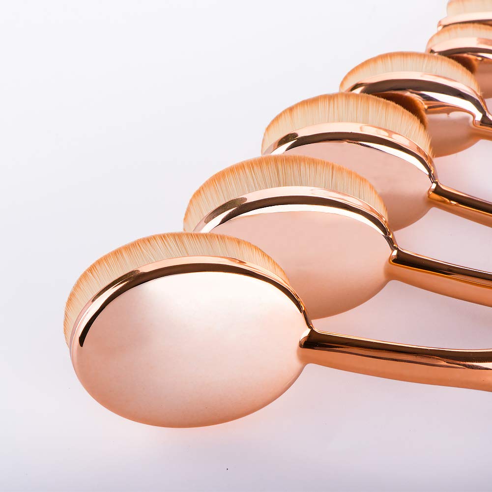 UNIMEIX 10 Pack Blending Brush Set for Card Making, Scrapbooking, Ink Blending - Rose Gold Craft Brushes for DIY Paper Art, Watercolor & Background Painting | Perfect for Artists, Crafters & Card Enthusiasts